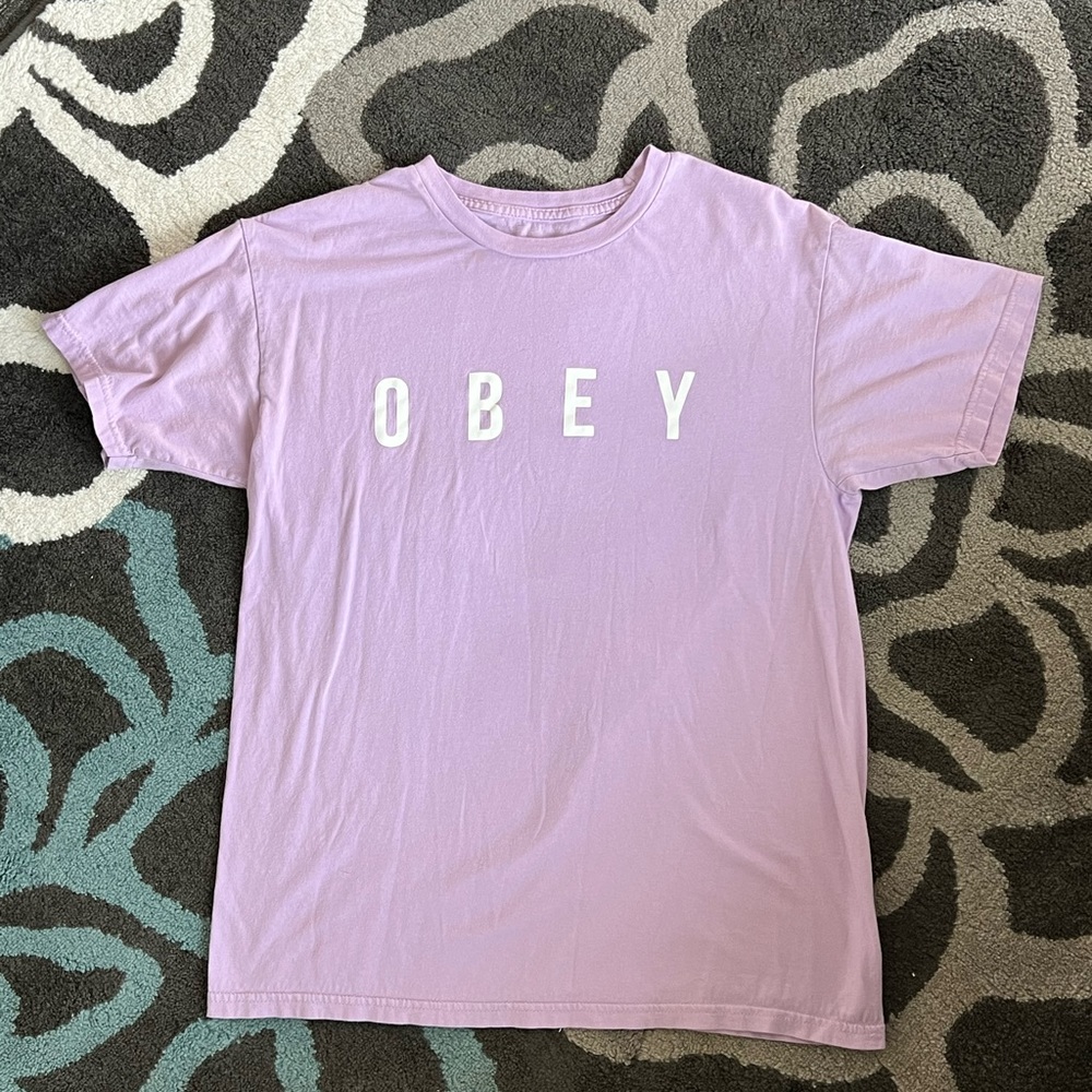 purple obey t-shirt